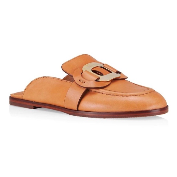 See By Chloe Shoes - NWB See By Chloe Calf Chany Leather Mules Size 6.5